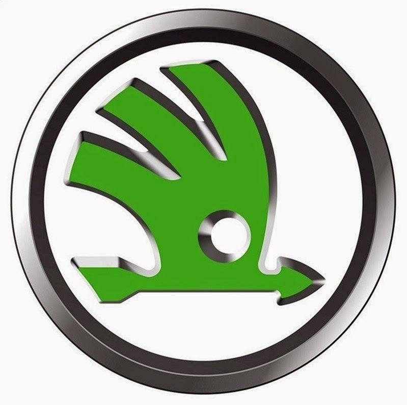 Green and Silver Logo - Volkswagen Up! & New Small Family: Official announcement of Skoda logo
