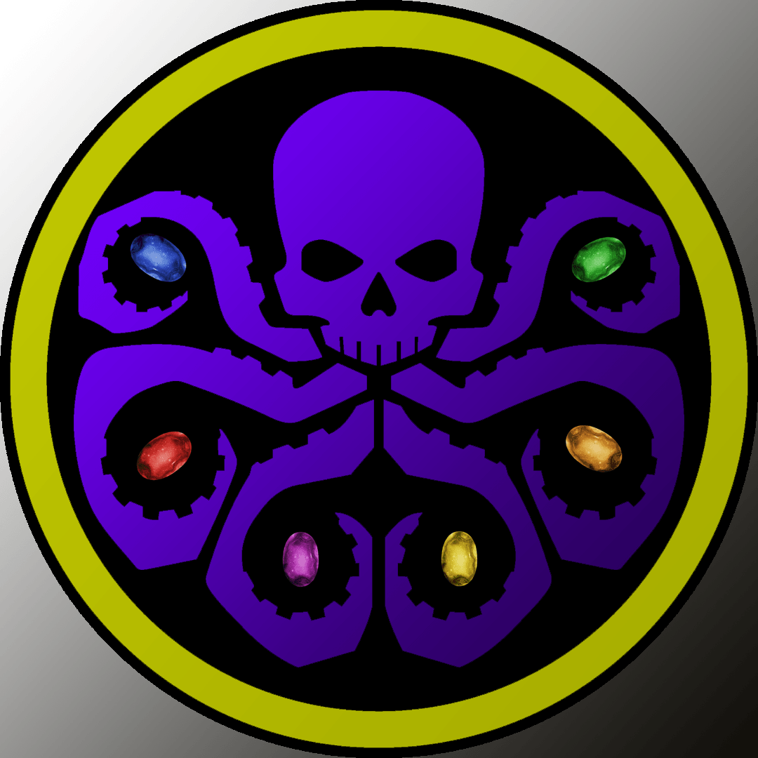 Thanos Logo - Made a H.Y.D.R.A and Thanos mash-up logo [I also posted this on r ...
