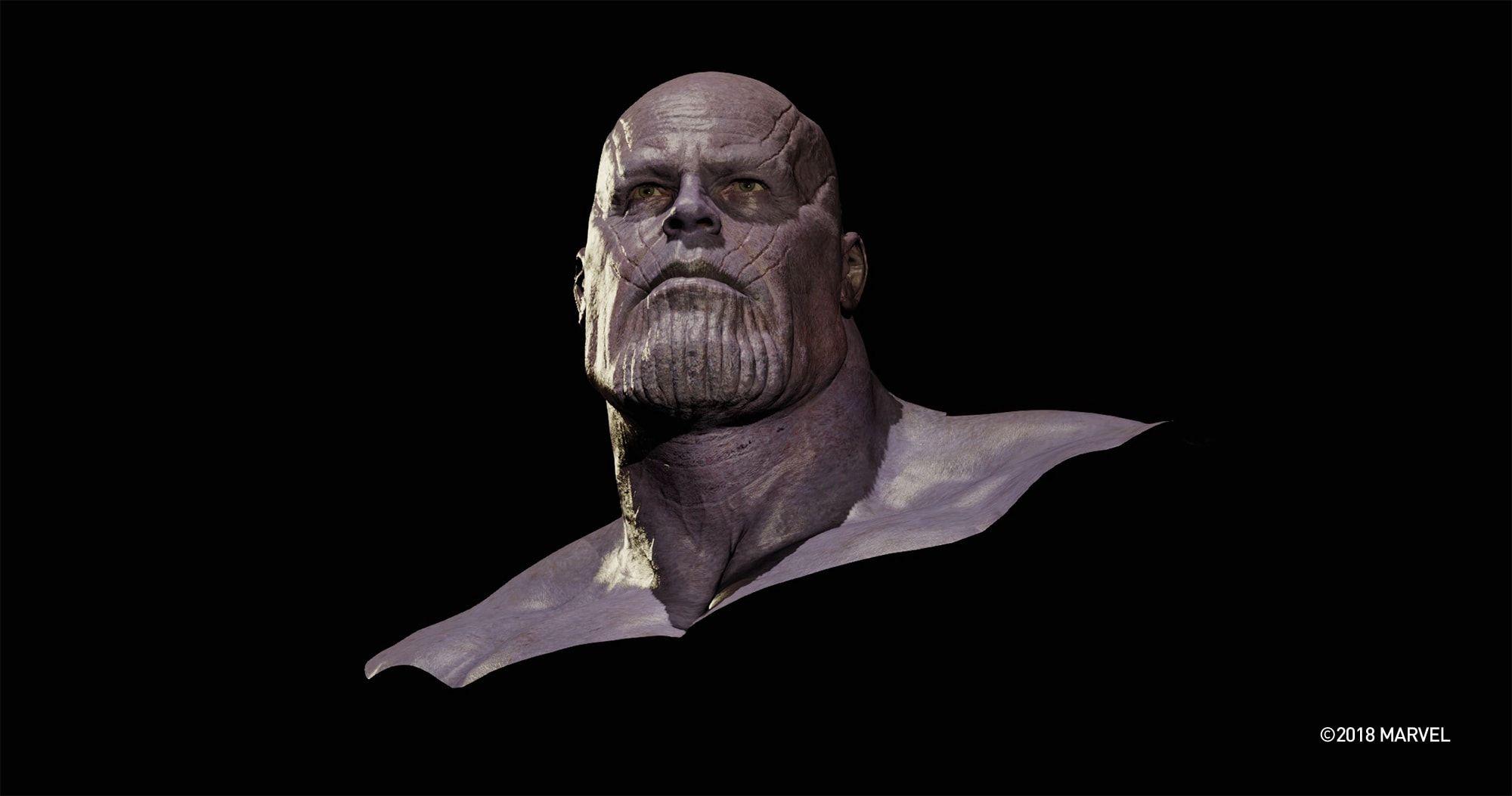 Thanos Face Logo - Making Thanos Face the Avengers
