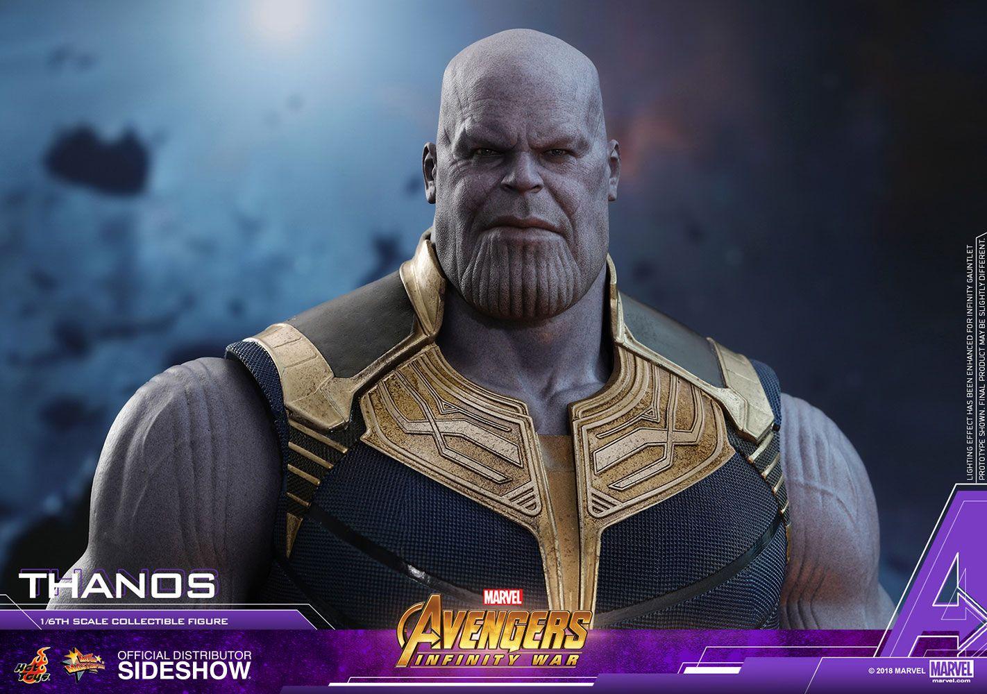 Thanos Face Logo - Marvel Thanos Sixth Scale Figure by Hot Toys | Sideshow