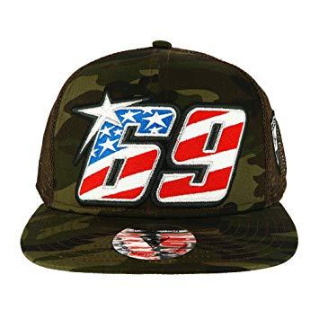 Camouflage Logo - Nicky Hayden 69 Moto GP Camouflage Logo Flat Peak Cap Official 2018 ...