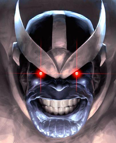 Thanos Face Logo - Thanos Face Logo