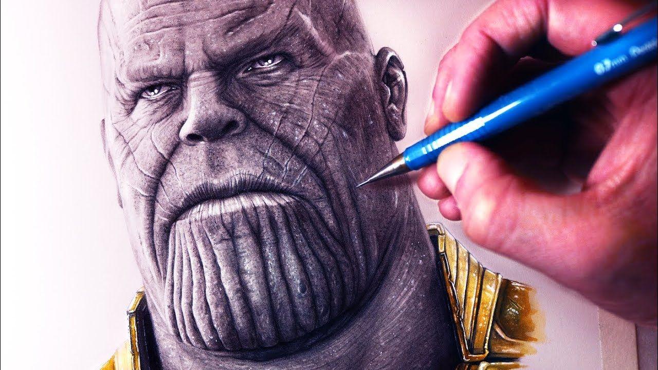 Thanos Face Logo - Let's Draw THANOS: INFINITY WAR ART FRIDAY