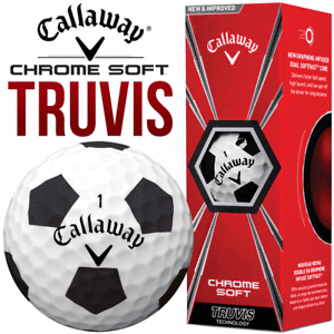 Ball with X Logo - Callaway 2018 Chrome Soft Truvis Golf Balls X 3 BALL PACK - WHITE ...