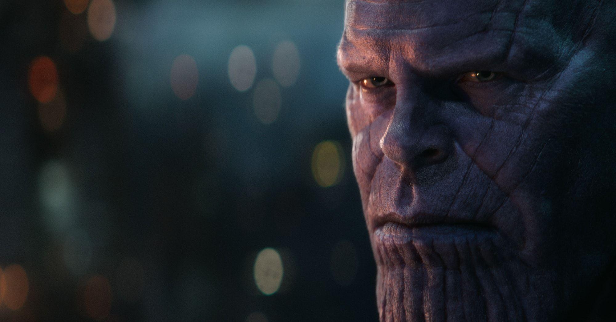 Thanos Face Logo - Making Thanos Face the Avengers