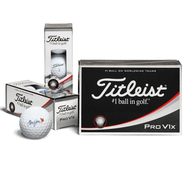 Ball with X Logo - New Titleist Pro V1 X Custom Logo Golf Ball - Half Dozen