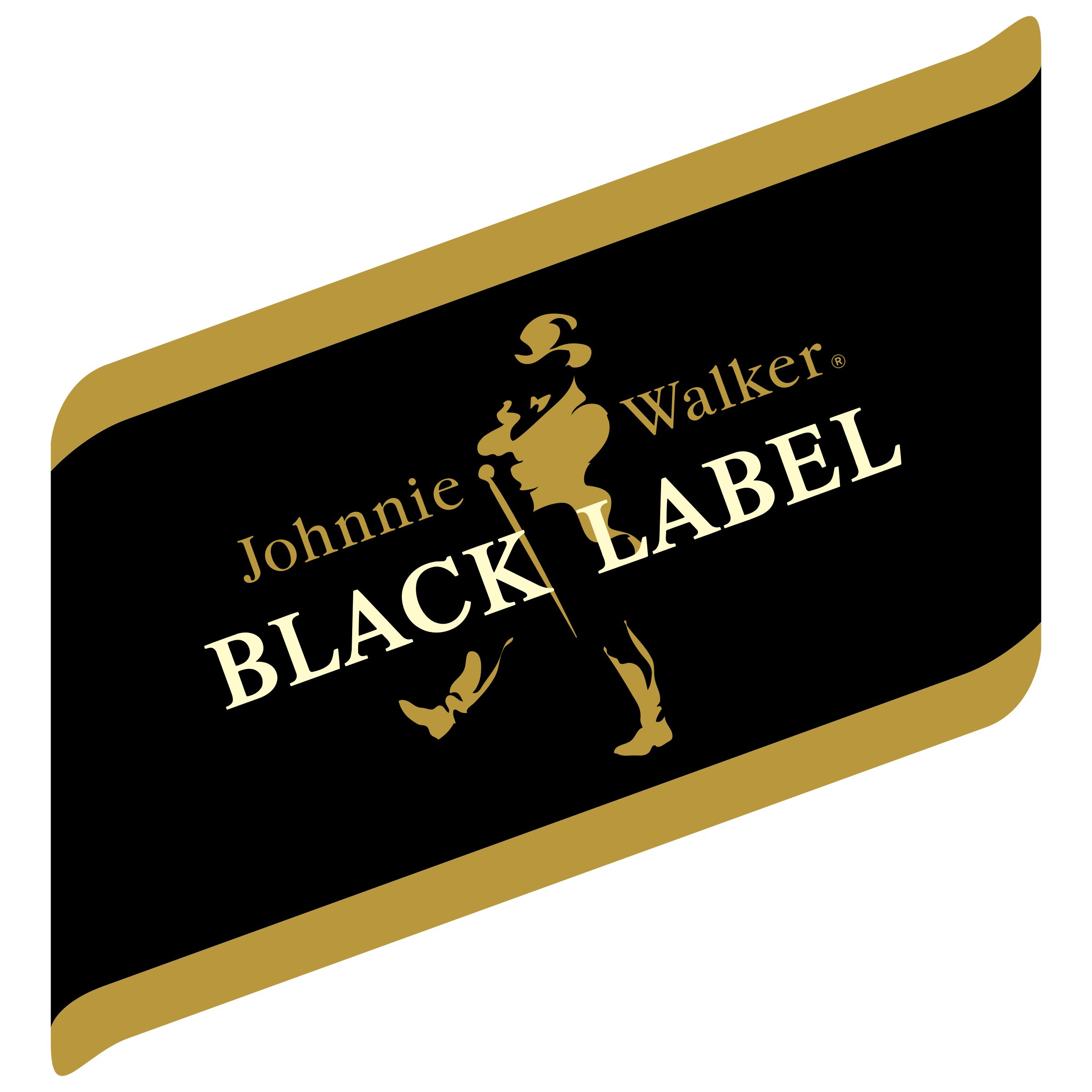 Black Label Logo - Johnnie Walker Black Label Logo PNG Transparent & SVG Vector