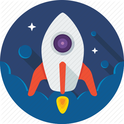 Space Rockets NASA Logo - Nasa, rocket, space, spaceship, startup icon