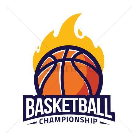 Basketball On Fire Logo - Free Fire Logo Stock Vectors