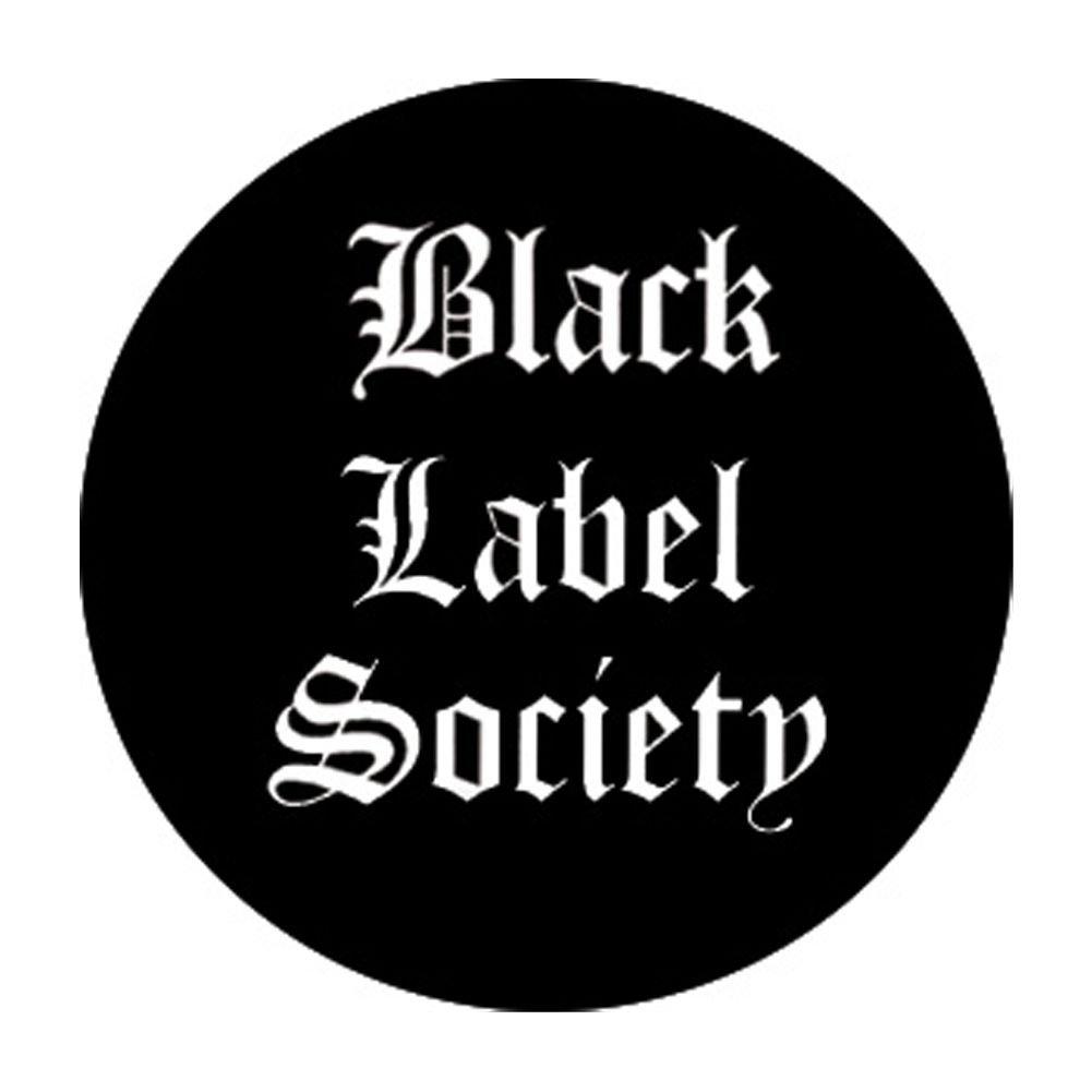 Black Label Logo - Batman Burst Button