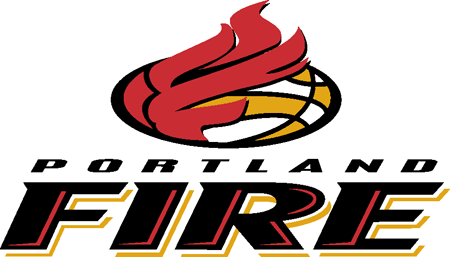 Basketball On Fire Logo - Portland Fire Primary Logo - Women's National Basketball Association ...