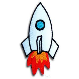 Space Rockets NASA Logo - Rocket Apollo Patch Iron On Sew Space Astronaut Nasa Logo Planet
