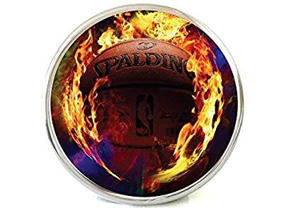 Basketball On Fire Logo - Amazon.com: Basketball on Fire Logo Trailer Hitch Cover - 2