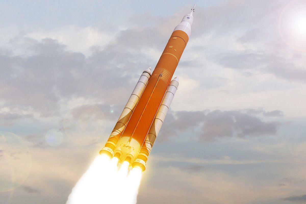 Space Rockets NASA Logo - NASA's future deep space rocket gets critical endorsement from ...