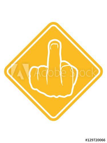 Yellow Finger Logo - Warning sign yellow danger sign warning prohibition sign sign show