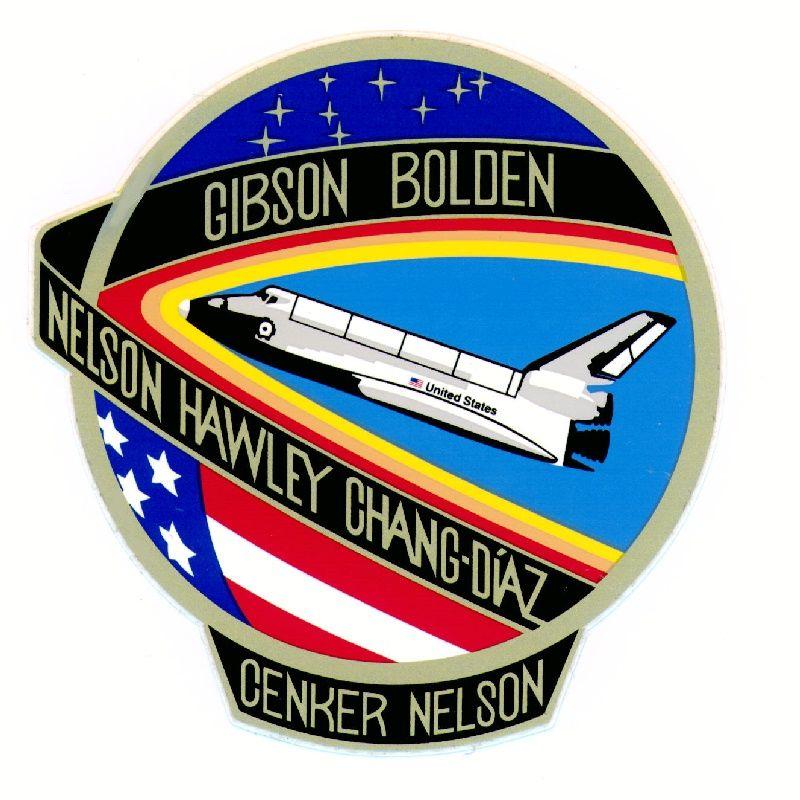 Space Rockets NASA Logo - Space Shuttle Mission Patches