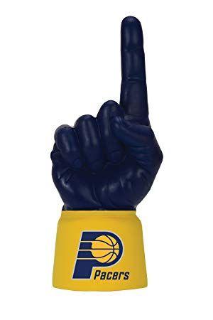 Yellow Finger Logo - Indiana Pacers NBA Licensed Logo Yellow Jersey Sleeve With 1 Navy