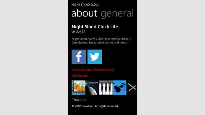 Windows Phone 7 Logo - Get Night Stand Clock Lite