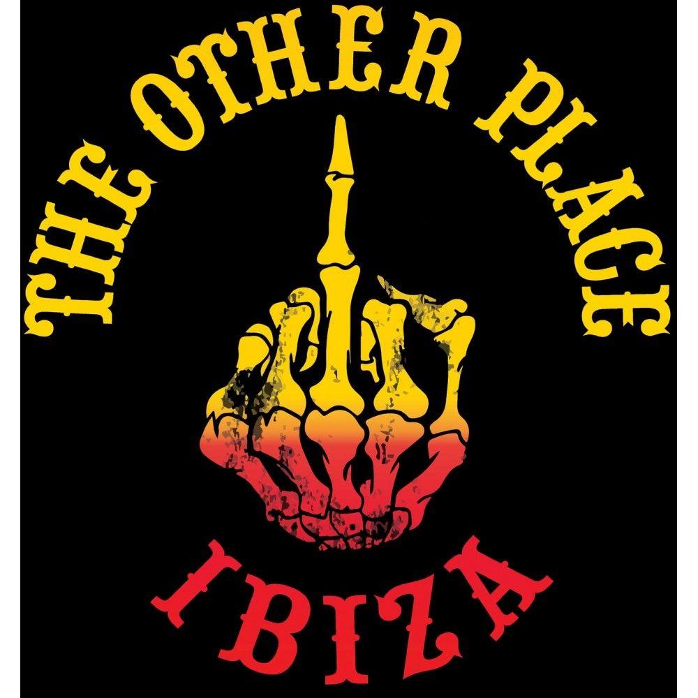 Yellow Finger Logo - Hells Angels The Other Place Ibiza Yellow Finger T Shirt