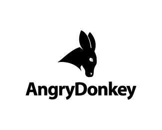 Donkey Logo - Angry Donkey Designed