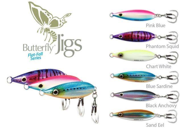 BS Butterfly Logo - Shimano Bflff100 Butterfly Flat-fall Jigs 100g BS Blue Sardine | eBay