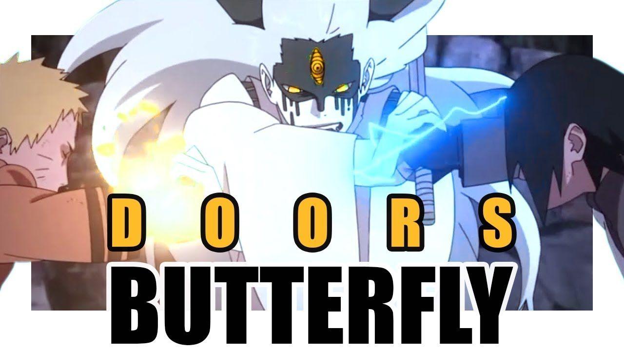 BS Butterfly Logo - Lil Pump Doors Naruto & Sasuke Vs Momoshiki Otsutsuki