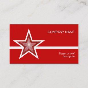 Red White Line Logo - Red And White Lines Business Cards