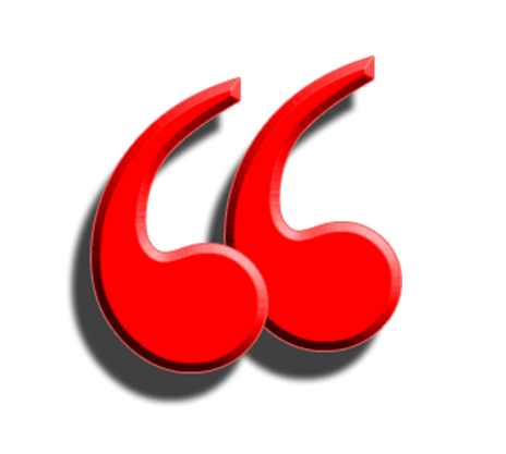 Red Quotation Mark Logo - Some of My Most Favoured Quotes | Trish's treasure trove of ...