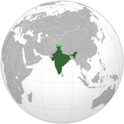 India Globe Logo - India