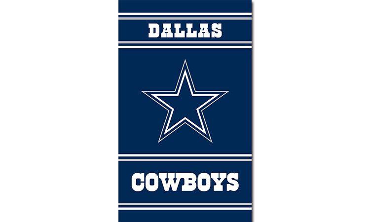 Dallas Cowboys Name Logo - NFL Dallas Cowboys 3x5 feet polyester flags logo with team name