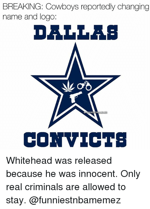 Dallas Cowboys Name Logo - BREAKING Cowboys Reportedly Changing Name and Logo DALLAS CONVICTE