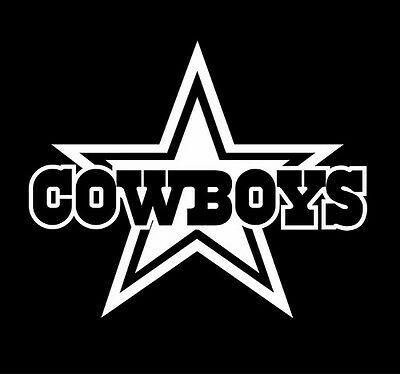 Dallas Cowboys Name Logo - DALLAS COWBOYS LOGO Name Wordmark Window Wall Glass Car Truck Vinyl ...
