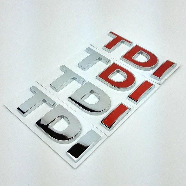 TDI Logo - TDI Badge Emblem Decal Stickers Logo for Volkswagen VW Polo Golf