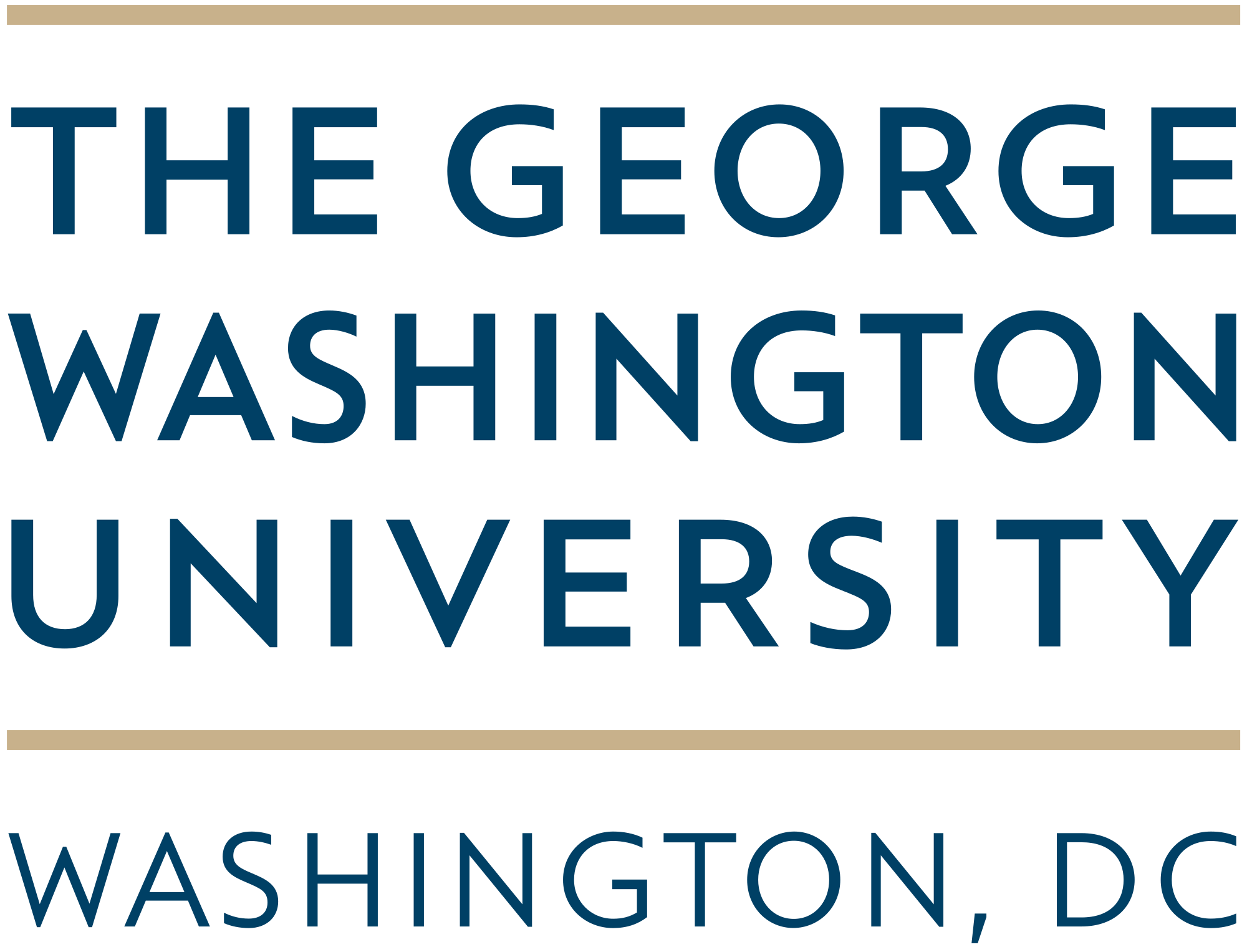 George Washington University Logo - George Washington University wordmark.svg