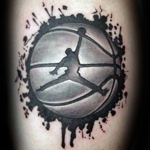Epic Jordan Logo - 60 Michael Jordan Tattoos For Men - Basketball Design Ideas