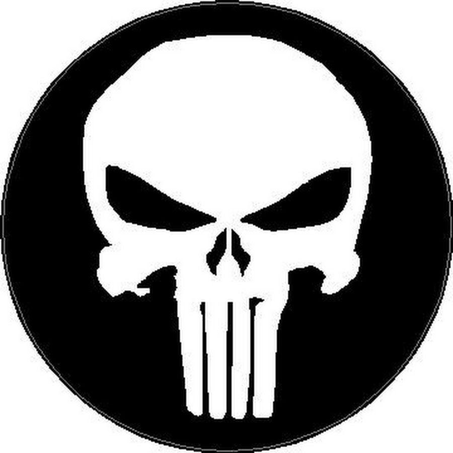 Round Punisher Logo - Punisher 2017