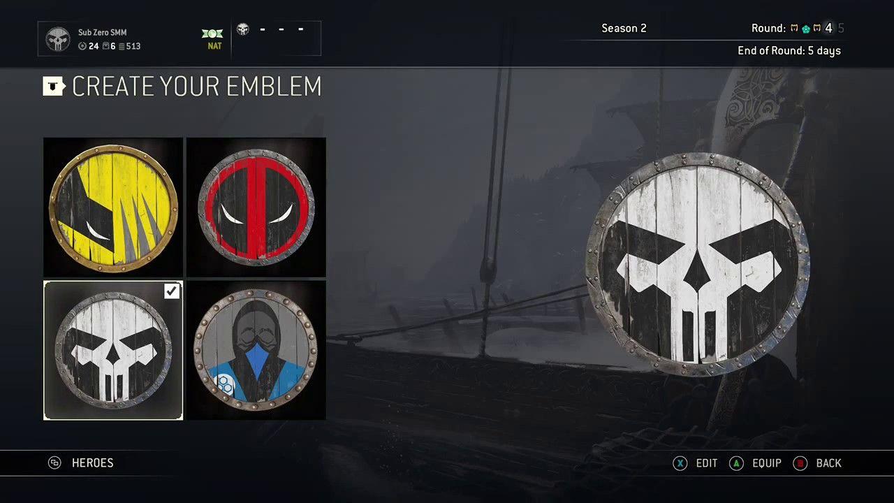 Round Punisher Logo - For honor Punisher emblem / logo tutorial - YouTube