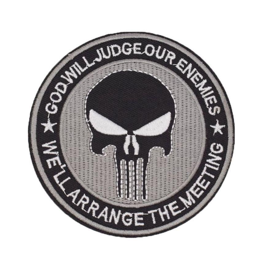 Round Punisher Logo - Detail Feedback Questions about 2018 Real 1pcs Round Punisher Skull