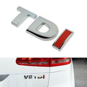 TDI Logo - Auto 3D TDI Logo Rear Boot Badge Emblem Sticker Decal for VW Passat ...