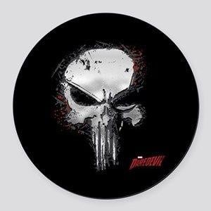 Round Punisher Logo - Marvel's Punisher Round Car Magnets - CafePress