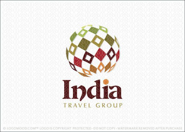 India Globe Logo - India Travel Group | Readymade Logos for Sale