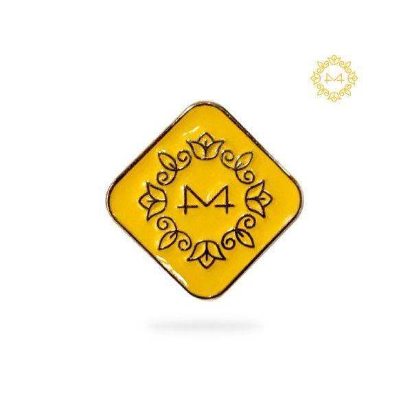 Yellow Flower Brand Logo - MAMAMOO - BADGE (YELLOW FLOWER) [Official Goods]