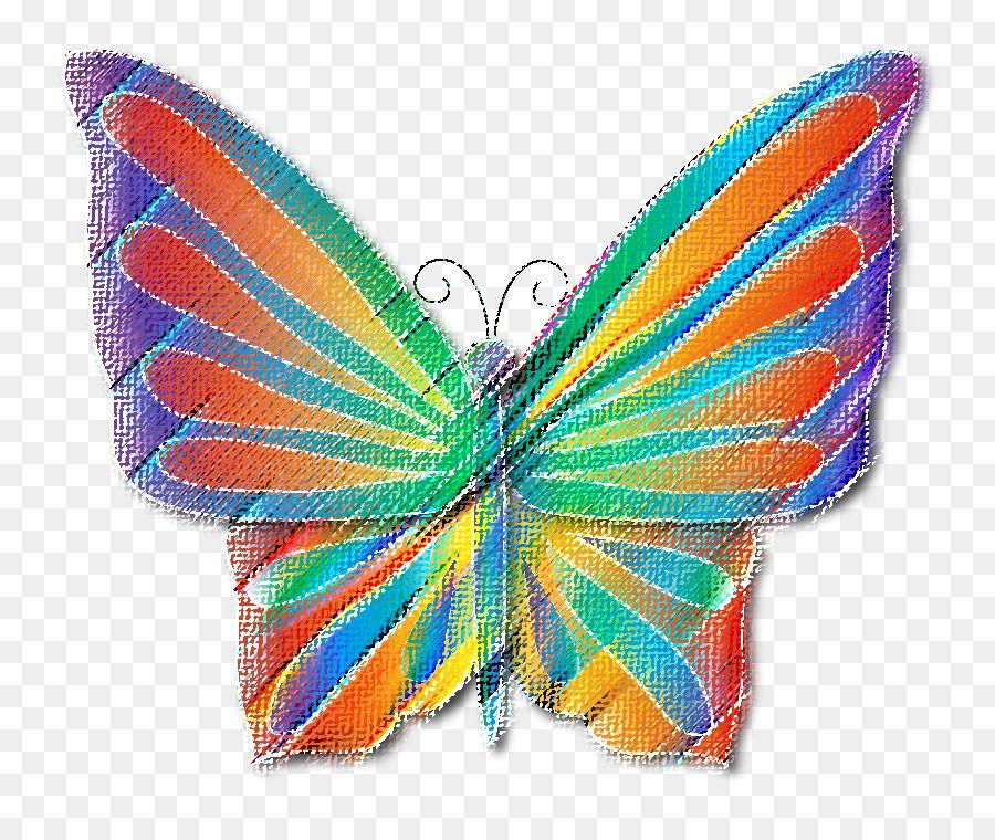 Rainbow Colored Butterfly Logo - Monarch butterfly Logo Brush-footed butterflies Color - butterfly ...