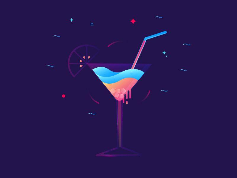 Cocktail Logo - Cocktail Logo - Up