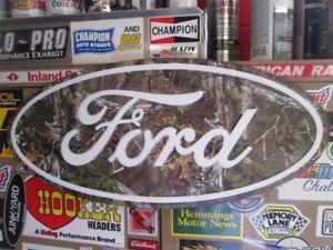Cool Auto Shop Logo - FORD OVAL LARGE Logo CAMO Metal Sign Auto Shop Sign Motor Rack ...
