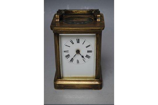 Century Clock Logo - AN EARLY 20TH CENTURY BRASS CASED CARRIAGE CLOCK, the movement ...