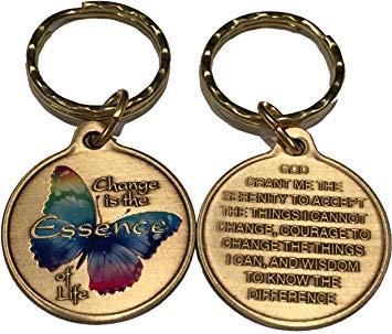 Rainbow Colored Butterfly Logo - Amazon.com : Change Is The Essence of Life Rainbow Color Butterfly ...