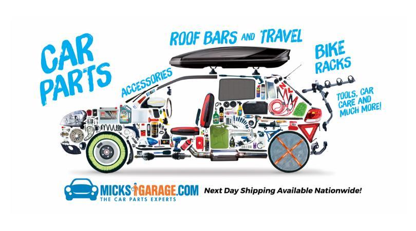 Cool Auto Shop Logo - Micksgarage.com The Car Parts Experts. Car Accessories. Roof Racks