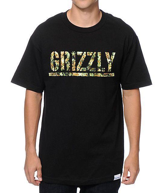 Crazy Grizzly Grip Logo - Diamond Supply Co x Grizzly T-Puds Kush T-Shirt | grizzly grip tape ...
