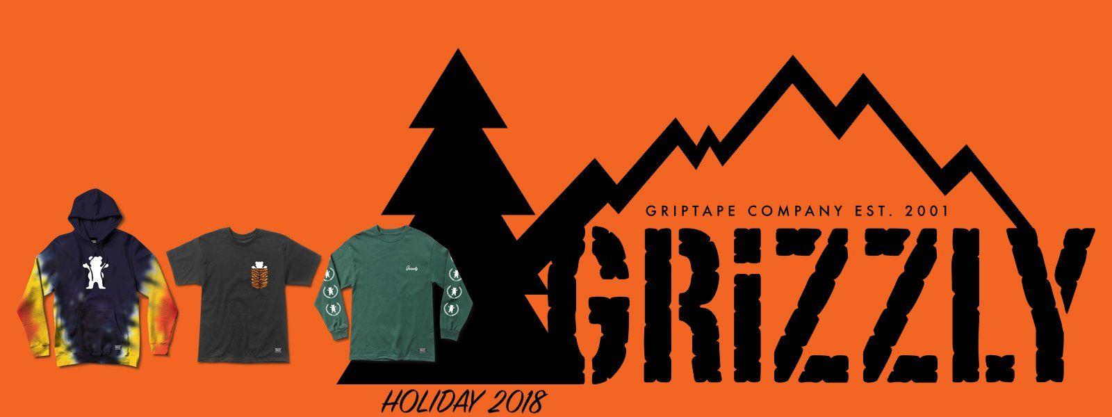 Crazy Grizzly Grip Logo - Grizzly Griptape